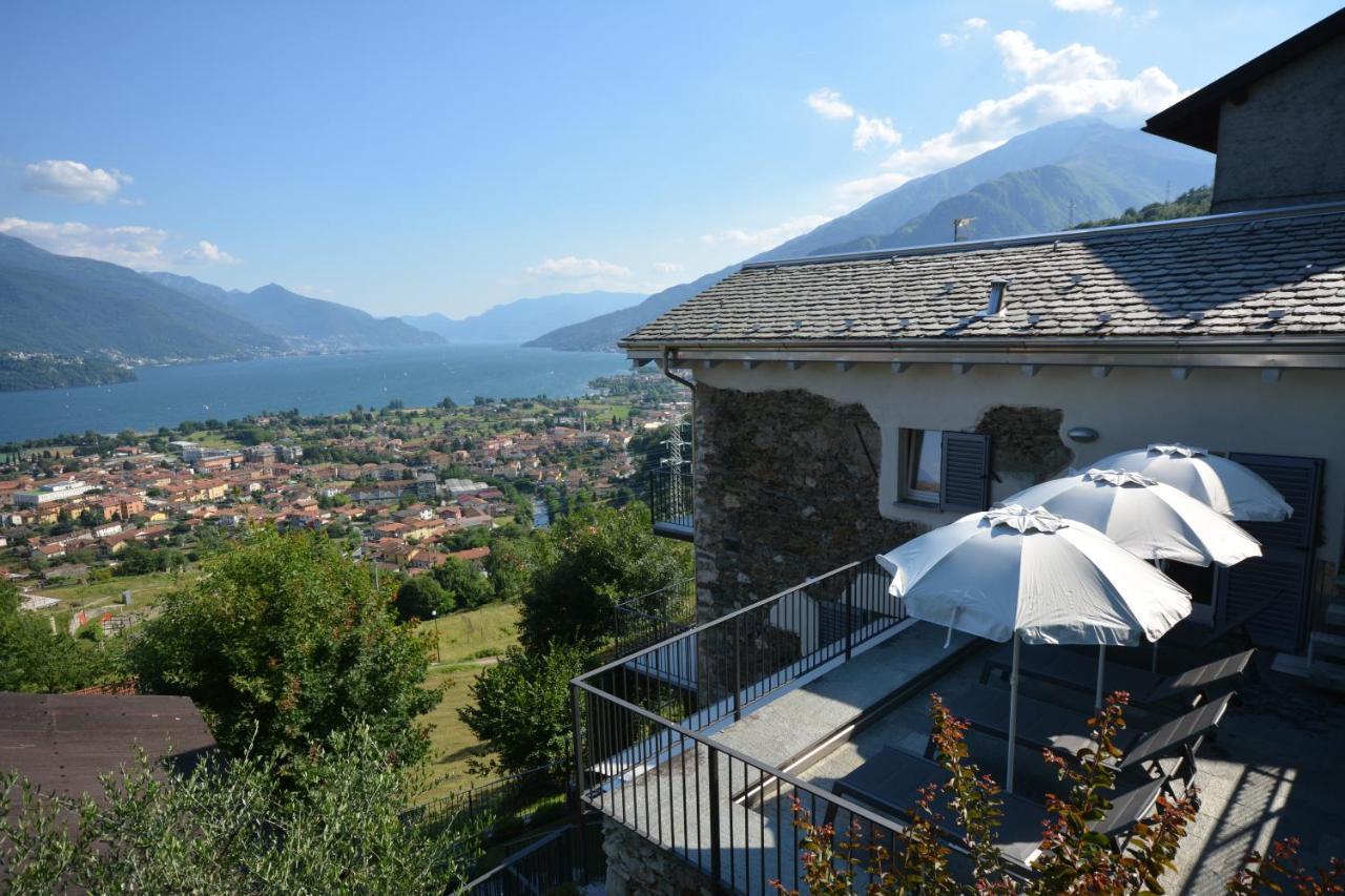Casa Di Campagna Tony Con Piscina E Vista Lago Gravedona Exterior photo
